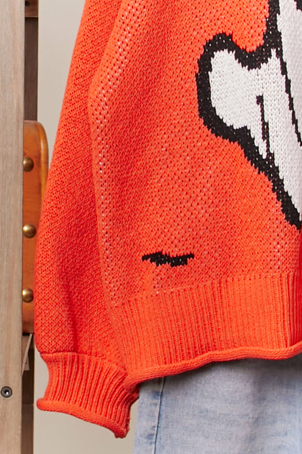 Halloween Ghost Knit Sweater