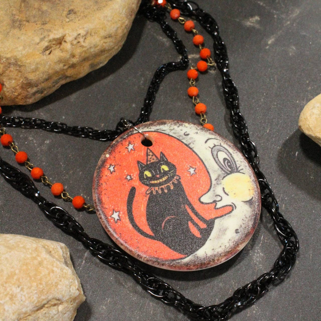 Vintage Halloween Fun Layered Necklace